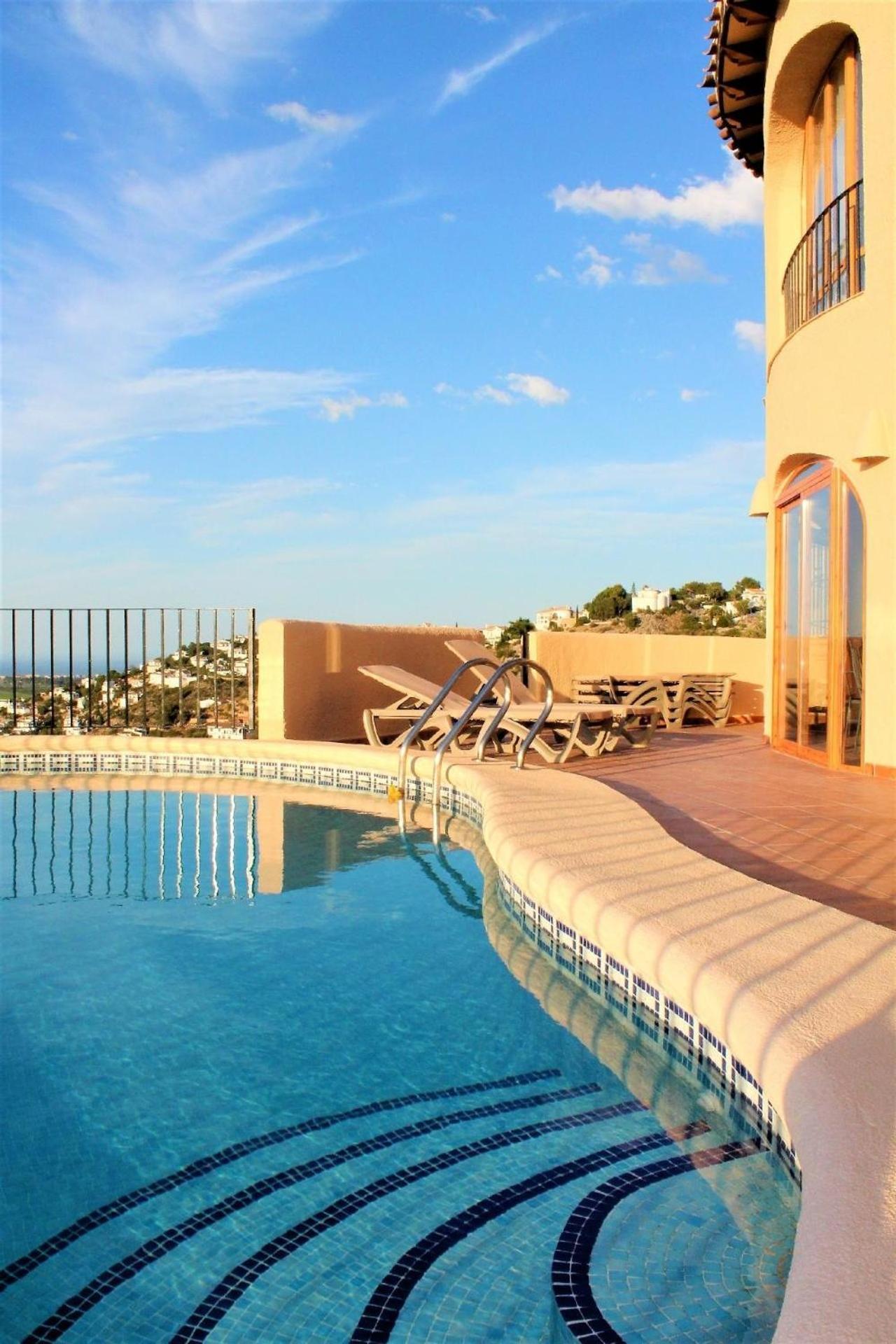 Costa Blanca - Villa Del Mar - Mit Beheizbarem Pool Und Panorama Meerblick Fuer Max 6 Personen Monte Pego Eksteriør billede