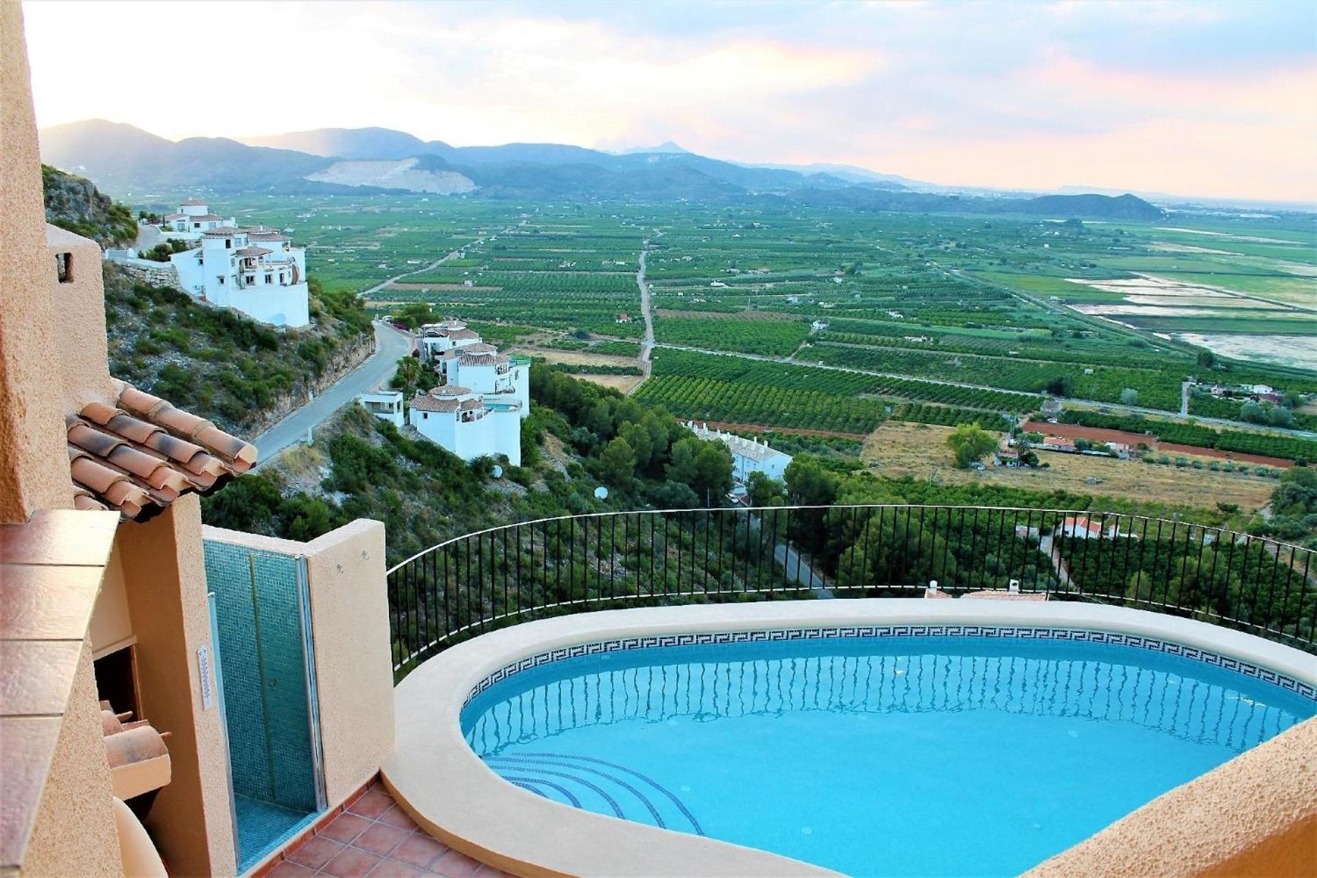 Costa Blanca - Villa Del Mar - Mit Beheizbarem Pool Und Panorama Meerblick Fuer Max 6 Personen Monte Pego Eksteriør billede