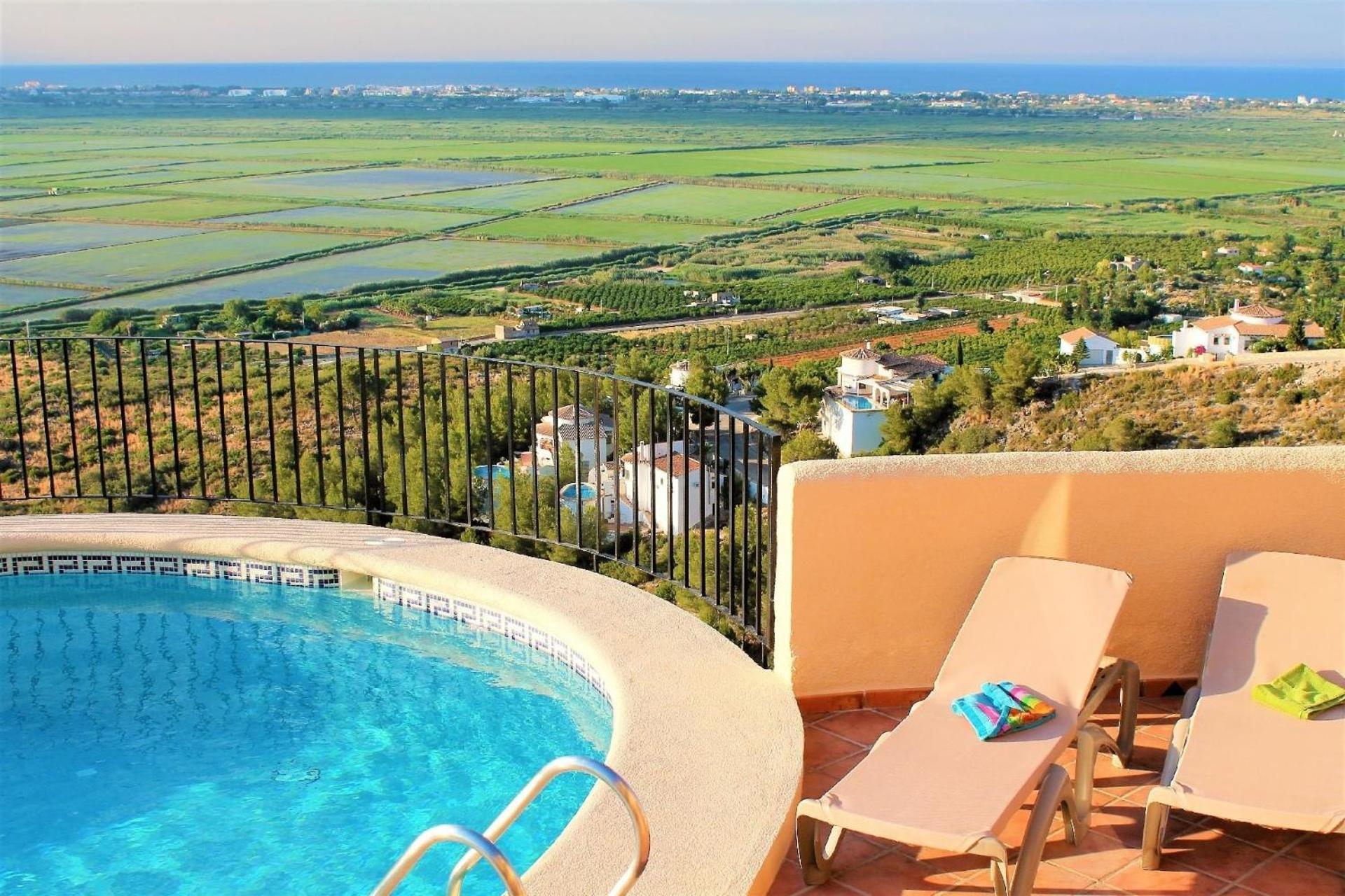 Costa Blanca - Villa Del Mar - Mit Beheizbarem Pool Und Panorama Meerblick Fuer Max 6 Personen Monte Pego Eksteriør billede